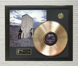 The Who Who's Next Framed Legends Of Music Gold LP Record Display - Picture 1 of 4