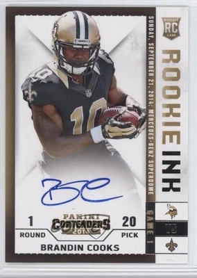 2014 Panini Contenders Rookie Ink RPS Brandin Cooks #RRI-BC Auto RC - Image 1 of 2