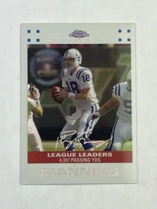 Peyton Manning 2007 Topps Chrome Football WHITE REFRACTOR  /860 - Colts #TC96 - Picture 1 of 2