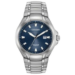 Citizen Eco-Drive Paradigm Men's Titanium Date Display Watch 43mm BM7431-51L - Picture 1 of 5