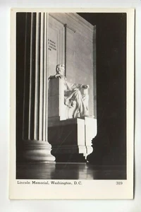 Mainzer Real Photo Postcard Lincoln Memorial Washington DC 319 - Picture 1 of 1