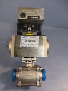 Max-Air Ball Valve w/Electro Pneumatic Positioner & Actuator MT21 DA F05/F07ENP - Picture 1 of 8
