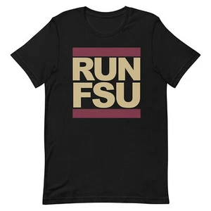 FLORIDA STATE Run Style T-SHIRT Streetwear FSU Tee College Attire School Spirit - Picture 1 of 3