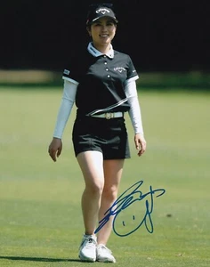 YUNA NISHIMURA FIRMATA AUTO 8X10 FOTO LPGA TOUR CHEVRON CHAMPIONSHIP GIAPPONESE C - Foto 1 di 1