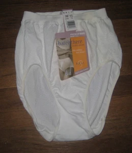 BALI 2703 Barelythere Vintage Women's Microfiber White Brief Panties 10/11 NWT - Picture 1 of 3