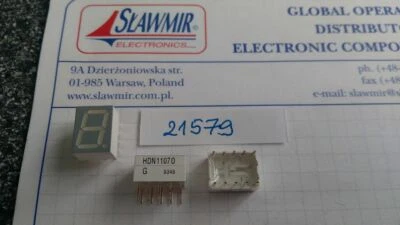 Siemens HDN1107O 10mm Hi-red CK 7segment display Lot-8pcs - Image 1 of 3
