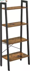 Scaffale a Scala, Libreria a 4 Ripiani, Scaffale Portaoggetti, per Soggiorno Cam - Foto 1 di 8