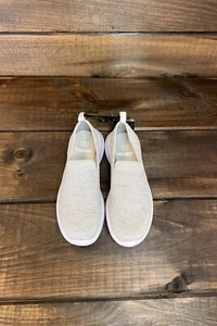 NEW Athletic Works Comfort Low Vamp Gray Mesh Slip On Sneakers Shoes Women Sz 6 - Picture 1 of 19