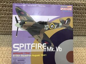 Dragon Wings-Warbirds 1:72 Spitfire Mk Vb w/Aboukir Filter 816th Aug. 1941 50273