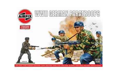 Airfix AF02712V 1/32 WWII German Paratroops VINTAGE CLASSICS