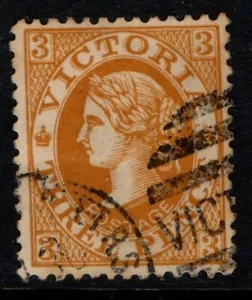 Victoria 1901 1910 QV 3d Three Pence perf 12 x 12½ SG389 Used - Picture 1 of 1
