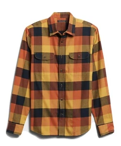 Brand New- Banana Republic Slim Flit Flannel Plaid Shirt Mens (Size XL)  - Picture 1 of 7