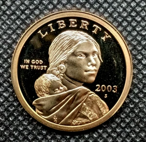 2003-S **GEM PROOF CAMEO** Native American Dollar - Bild 1 von 2