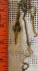 Antique French Fashion Doll Accessory, Chatelaine With Glasses/Scissors Hook EE