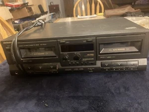 Vintage Technics RS-TR313 Duel Cassette deck - HX Pro - Record Tape deck Tested! - Picture 1 of 1