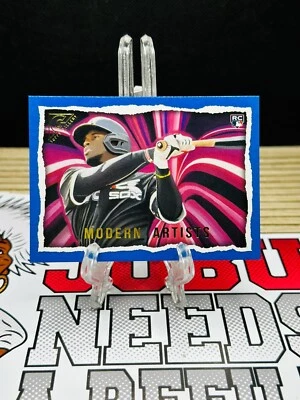 Luis Robert RC /99 2020 Topps Gallery Modern Artist BLUE PARALLEL SSP Rookie - Image 1 of 2