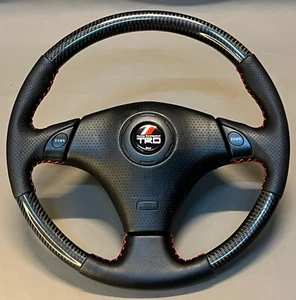 JDM Toyota MR-S MR2-Spyder ZZW30 Celica Real Carbon Fiber Custom Steering Wheel - Picture 1 of 12