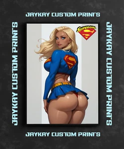 Sexy Supergirl Kara Danver DC Comic Justice League Poster Print - No Frame - Picture 1 of 3