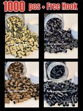 1000 pcs 6mm STANDARD Copper Tube Beads Micro Link Rings for Hair Extension