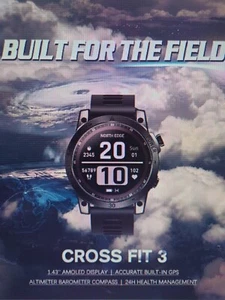 NORTH EDGE Cross Fit 3 Amoled Tactile Wristwatch Smartwatch Ships From USA - Picture 1 of 9