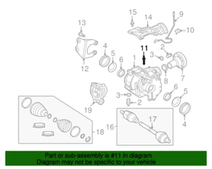 (1) Tubo de Ventilación Diferencial LAND ROVER LR003140 GENUINO 08-15 LR2, Evoque - Imagen 1 de 4