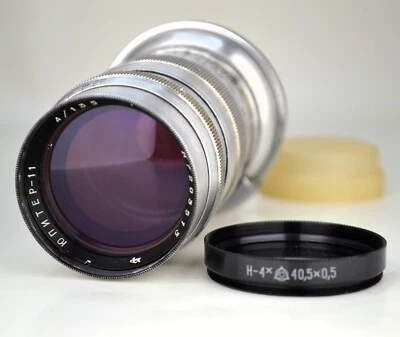 SERVICED! SOVIET USSR JUPITER-11 RANGEFINDER f4/135 LENS KIEV-4/CONTAX RF (15) - Image 1 of 4