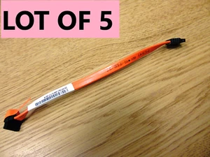 Menge 5 - Dell Festplatte Festplatte Winkel abgewinkelt orange SATA-Kabel 8 Zoll - FC541 - Bild 1 von 4