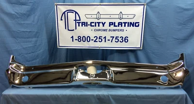 1965 PONTIAC BONNEVILLE CATALINA GRAND PRIX REAR BUMPER ** FRESH RE-CHROME** - Image 1 of 4