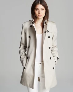 Burberry London Buckingham Trench Coat Jacket in size 02 (EU36) $1595 NEW - Picture 1 of 4