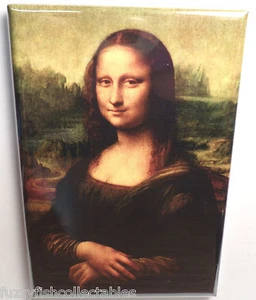 Mona Lisa Leonardo Da Vinci 2" x 3" Refrigerator Locker MAGNET - Picture 1 of 3