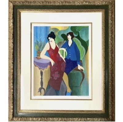 Itzchak Tarkay “Cosmopolitans” Limited Edition Serigraph on Paper - Image 1 of 4