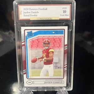 Donruss Football Jayden Daniels 2024 clasificación novato #389 gema como nueva 10 - Imagen 1 de 2