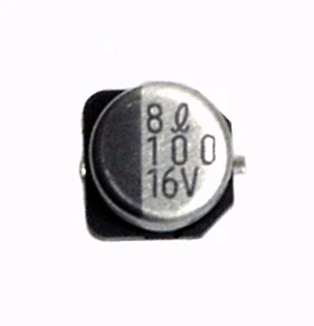 50pc SMD Electrolytic Capacitor 100uF 16V +85℃ φ6.3x5.3mm RV2-16V101MSU-R ELNA - Picture 1 of 5