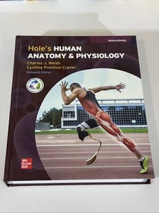 Hole's Human Anatomy and Physiology 16th Student Edition 16e Charles Welsh Book - Picture 1 of 7
