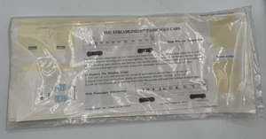K-Line Streamliners Passenger Car Decal & Interior Sticker Set 1996 Sealed - Picture 1 of 3