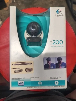 Logitech Webcam C200 Built In Microphone, Vid Hd Software (new Sealed) - Image 1 of 4