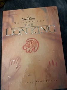 Disney The Lion King Masterpiece Exclusive Deluxe Video Edition VHS Open Box - Picture 1 of 3