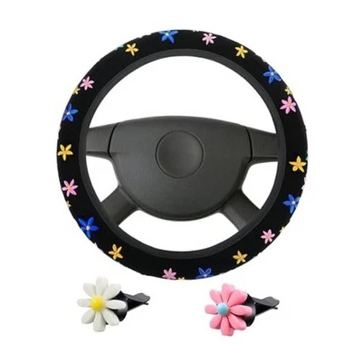  Linda Cubierta Floral Volante, Bordado Lindo Flor Estilo Coche 1 Foto 1 de 4