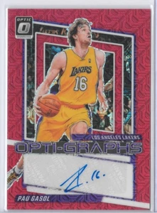 2023-24 Donruss Optic Pau Gasol Opti-Graphs Red Choice #OG-PAU - Picture 1 of 3