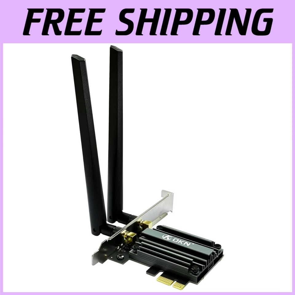 New WiFi 7 802.11BE Card with Bluetooth 5.4 Technology - Image 1 of 4