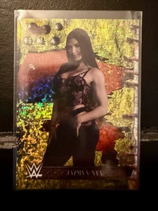 Mini refractor de diamantes amarillo Topps 2025 cromado WWE Cactus Jack JAZMYN NYX/75 - Imagen 1 de 1