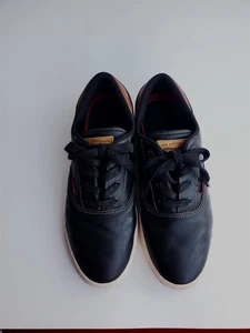 Levi's Lace Up Sneakers Shoes Mens Size 9 Black White Brown - Picture 1 of 6