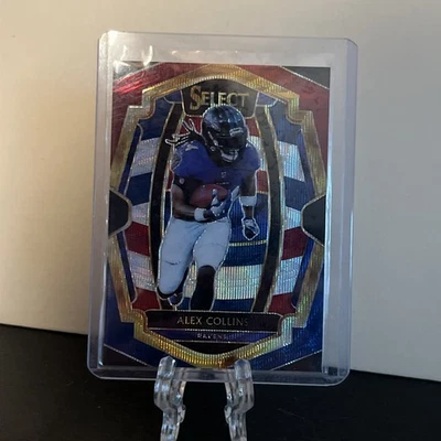 2018 Panini Select - Premier Level Alex Collins #193 Tri-Color Prizm /199 - Image 1 of 2