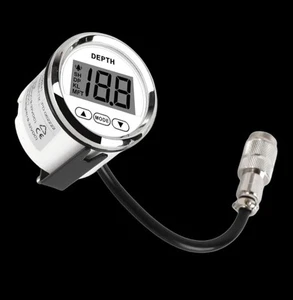 Boat Mount In Dash Digital Depth Provider W/Transducer Depth Sounder & More - Picture 1 of 6