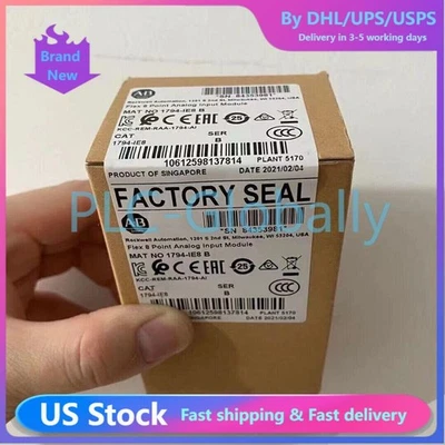 New Factory Sealed AB 1794-IE8 SER B Flex 8 Point Analog Input Module 1794IE8 - Image 1 of 3