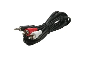 Steren 3ft Stereo Y Adapter - (1/8") to 2 RCA Audio R&W - Picture 1 of 1