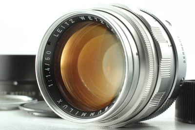 [CLA'd Exc+5] Leica Summilux M50mm f1.4 2st II version chrome 11114 from japan - Image 1 of 4