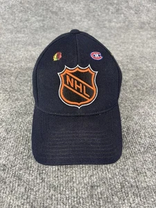 Vintage NHL Mütze Kappe Riemen hinten schwarz Original Six Hockey American Needle Herren - Bild 1 von 7