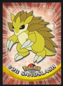 #28 Sandslash 1999 Topps Pokemon TV Series 1 Blue Logo - Bild 1 von 2
