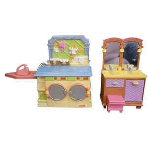 Fisher Price liebevolles Familienbad/Waschküche hat Bügelbrett & Bügeleisen - Bild 1 von 14